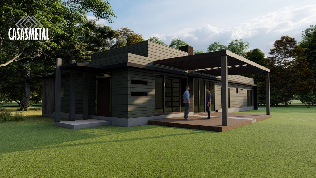Casa Prefabricada Mediterráneo 166m2